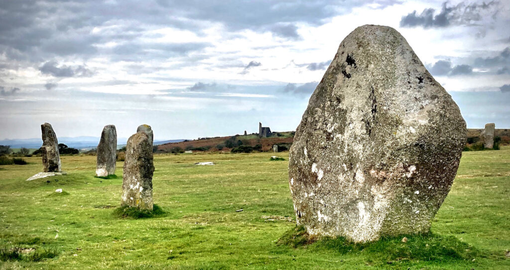 Hurlers Stone Circles Bodmin Cornwall