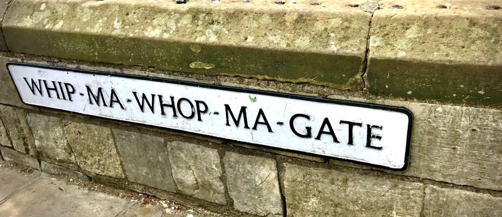 Funny Street Names in York City Centre