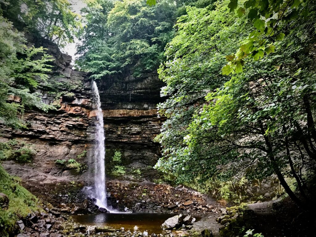 Hardraw Force Waterfall in the Yorkshire Dales